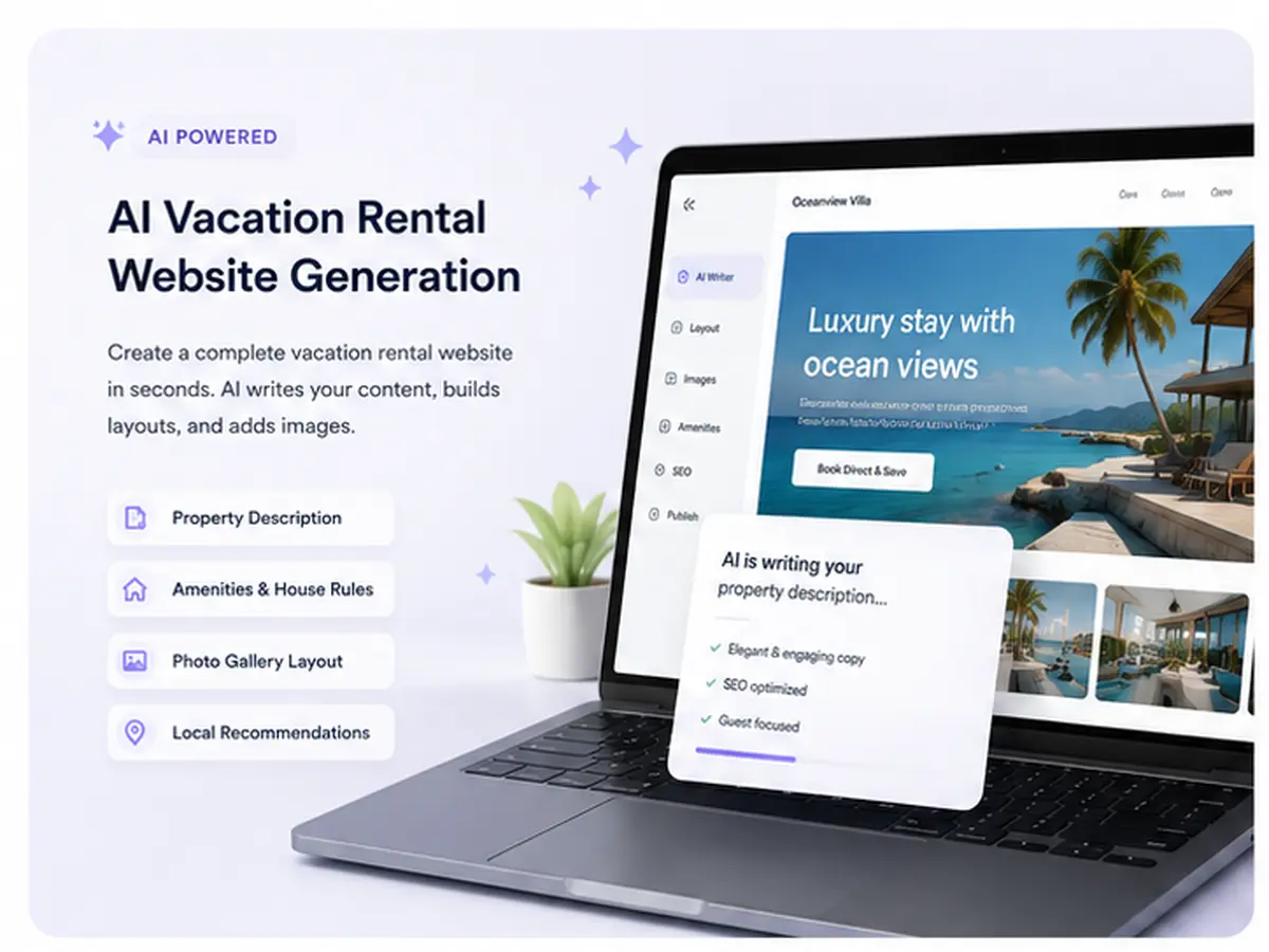 AI Vacation Rental Website Generation