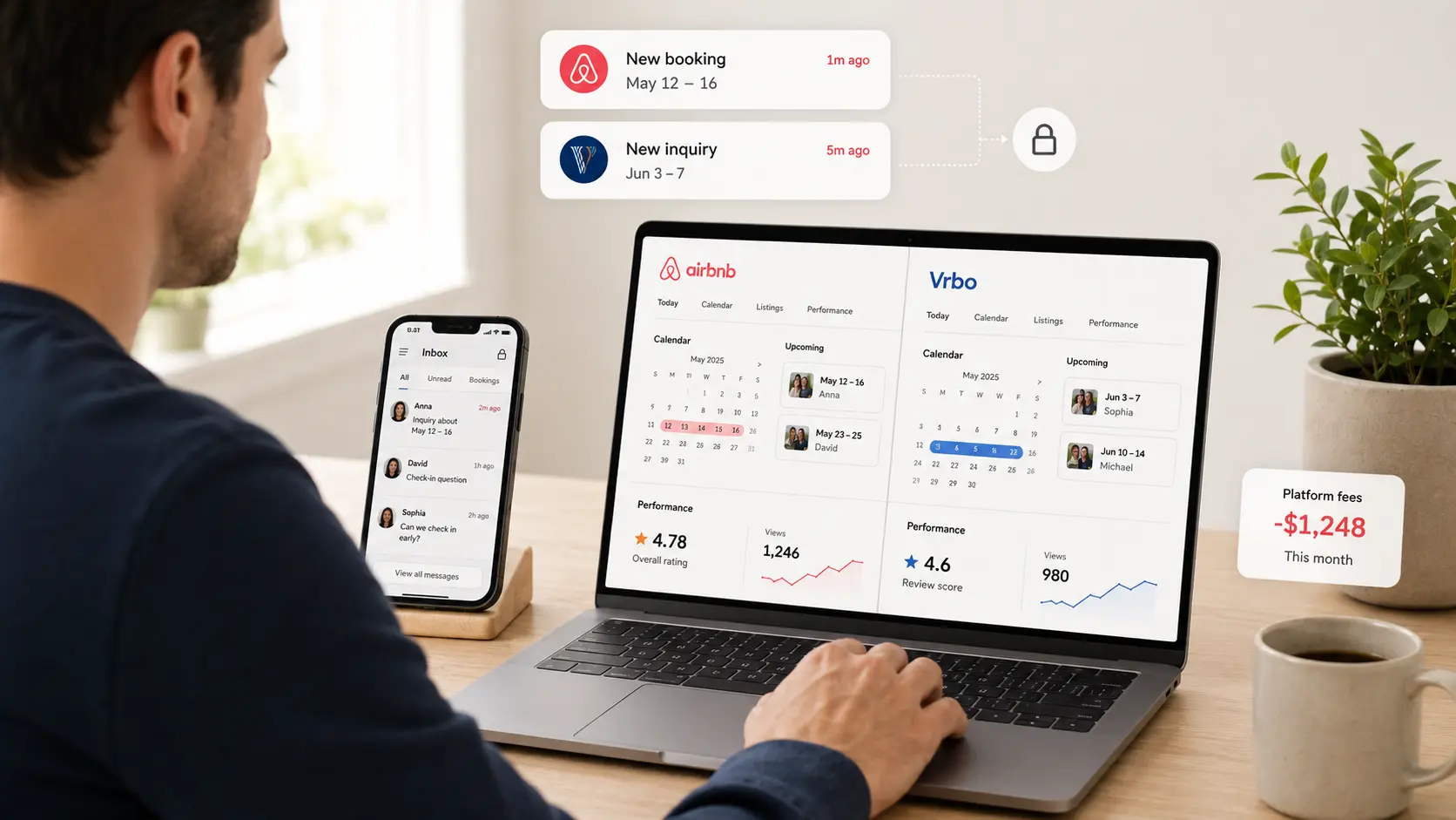 Airbnb and Vrbo marketplace listings